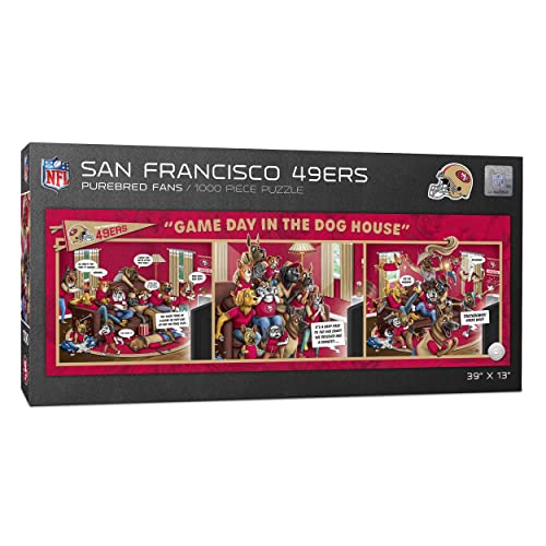 YouTheFan NFL San Francisco 49ers Game Day in The Dog House 1000 Teile Puzzle von YouTheFan