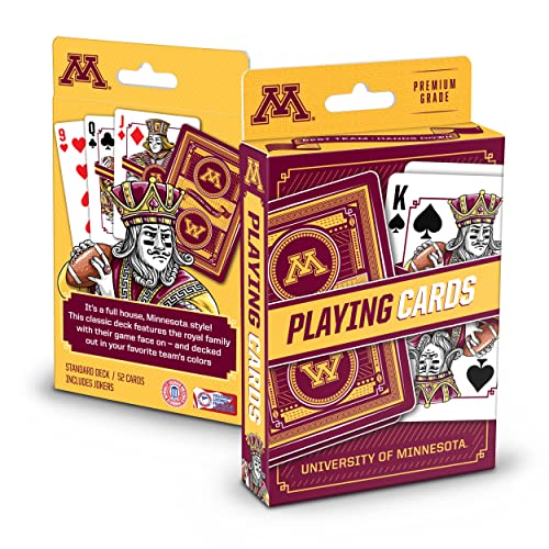 YouTheFan NCAA Minnesota Golden Gophers Classic Series Spielkarten von YouTheFan