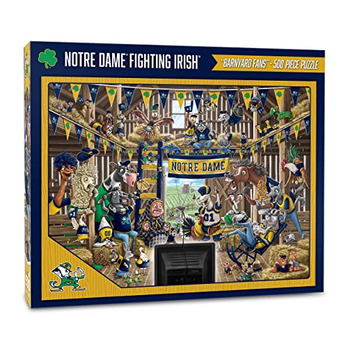 YouTheFan Unisex-Erwachsene NCAA Notre Dame Fighting Irish Barnyard Fans Puzzle 500 Teile, Teamfarben von YouTheFan