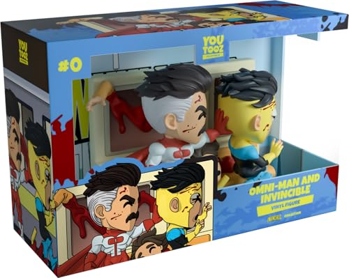 Youtooz Invincible Omni-Man und Invincible 12,7 cm, Omni-Man und Invincible Vinyl-Figur, Sammlerstück Omni-Man und Invincible aus Helluva Boss von Youtooz Invincible Collection von Youtooz