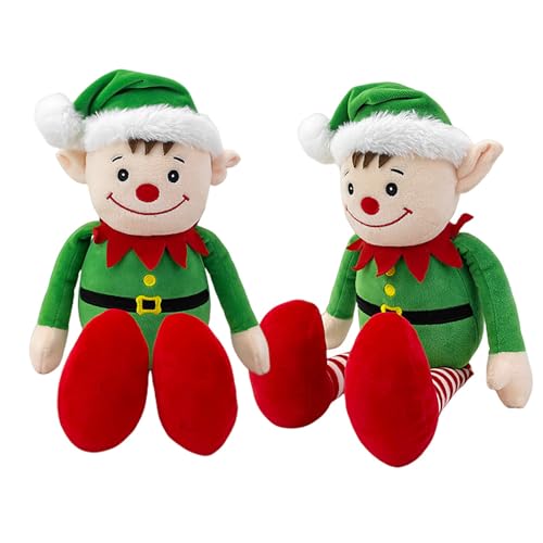 YouXiaor Weihnachtselfen-Plüschtier, Elf Puppe Weihnachtself Weihnachtszubehör Weihnachts Mini Elfen Baby Puppe,Spielzeug für Kinder Weihnachten von YouXiaor