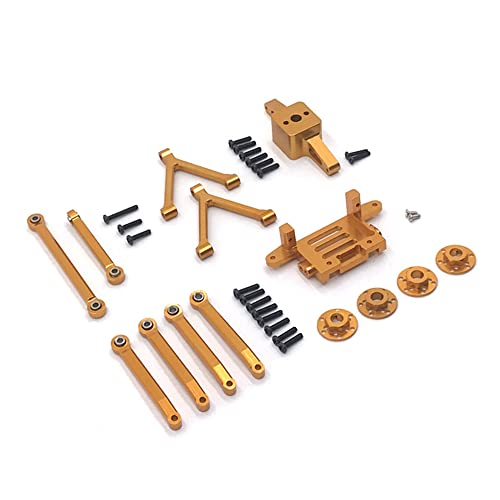 Youdefa Für SG 2801 SG2801 Metall-Upgrade-Teile-Kit Verbindungsstange Servomotorhalterung 1/28 RC Crawler Auto-Modifikationszubehör-Set, 3 von Youdefa