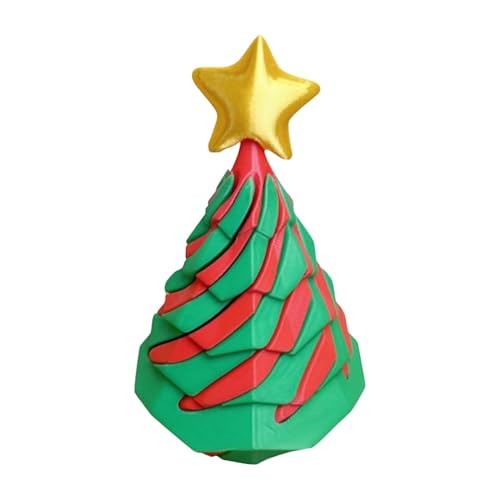 3D-Gedruckter , kegelförmiger Weihnachtsbaum, 3D-gedruckte Pyramidenschnallen-Skulptur, Fantasie-Bürodekoration, Urlaubstisch-Ornamente, buntes Spielzeug von Youding