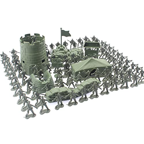 Armee Männer Spielzeug, Militär Action Figuren 100 Teile, Militär Mision Spielzeug, Soldatenspielzeug, Geschenk für von Youding