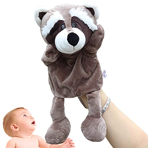 Handpuppen mit Tiersocken, niedlicher Plüschpuppe, mit einer weichen Cartoon-Puppe, 11,8 Zoll mit beweglichem Mund für eine interaktive Erzählung Youding von Youding