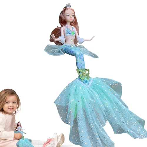 Puppenspielzeug, kleine Meerjungfrau, bewegliche Meerjungfrau-Prinzessin-Sammlung mit 360-Grad-Drehung, 11 vom Film inspirierte Gelenke, klassische Mode, Puppe, Meerjungfrau, exquisites Geschenk Puppenspielzeug, kleine Meerjungfrau, bewegliche Meerjungfrau-Prinzessin-Sammlung mit 360-Grad-Drehung, 11 vom Film inspirierte Gelenke, klassische Mode, Puppe, Meerjungfrau, exquisites Geschenk von Youding