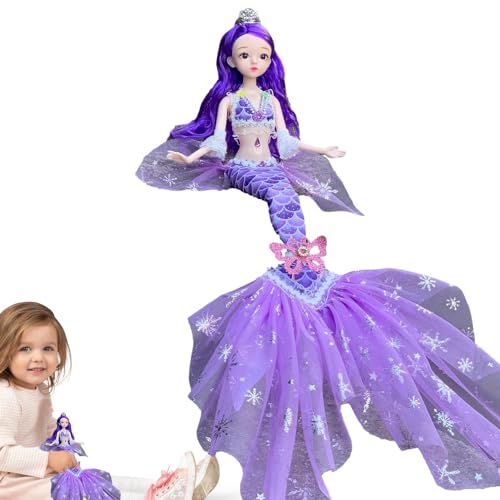 Puppenspielzeug, kleine Meerjungfrau, bewegliche Meerjungfrau-Prinzessin-Sammlung mit 360-Grad-Drehung, 11 vom Film inspirierte Gelenke, klassische Mode, Puppe, Meerjungfrau, exquisites Geschenk Puppenspielzeug, kleine Meerjungfrau, bewegliche Meerjungfrau-Prinzessin-Sammlung mit 360-Grad-Drehung, 11 vom Film inspirierte Gelenke, klassische Mode, Puppe, Meerjungfrau, exquisites Geschenk von Youding