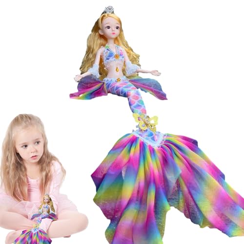 Puppenspielzeug, kleine Meerjungfrau, bewegliche Meerjungfrau-Prinzessin-Sammlung mit 360-Grad-Drehung, 11 vom Film inspirierte Gelenke, klassische Mode, Puppe, Meerjungfrau, exquisites Geschenk Puppenspielzeug, kleine Meerjungfrau, bewegliche Meerjungfrau-Prinzessin-Sammlung mit 360-Grad-Drehung, 11 vom Film inspirierte Gelenke, klassische Mode, Puppe, Meerjungfrau, exquisites Geschenk von Youding