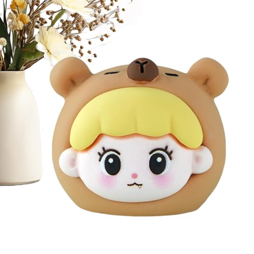 Youding Anime-Puppe, Niedliche Tier-Anime-Figurenpuppe, Anime-Figur - Harz-Cartoon-Figur, Statue, Heimdekoration, Tischdekoration, Sammlerstück, Spielzeug für Bücherregal, Schreibtisch, Nachttisch von Youding