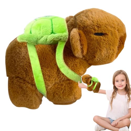 Youding Tier-Plüsch-Klapparmband, Stofftier-Klapparmband,Plüsch Capybara Tapping Armband | Tiere Handgelenk Schlagarmband, niedliches Tier Klopfarmband Handgelenkspielzeug für Kinder von Youding