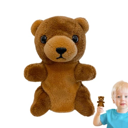 Youding Tierpuppen für Kinder,Plüschtier-Handpuppen,Eichhörnchenpuppen | Niedliche Bärenpuppen aus Plüsch, interaktives Spielzeug für Kinder, fantasievolles Rollenspiel, Geschichtenerzählen von Youding