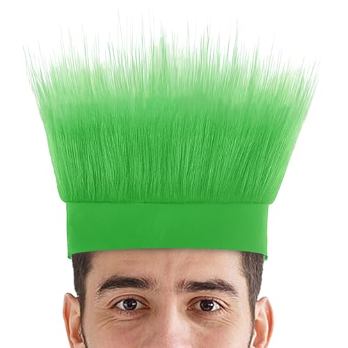 Troll Haar Stirnband ,Troll-Stirnband | Lustige Flauschige Crazy-Hair-Perücke Troll | Kostüm-Stirnband Bequeme Kopfbedeckung, Haarstirnband Für Sportpartys, Kostüme, Cosplay Und Halloween Kinder Adult von Youngwier