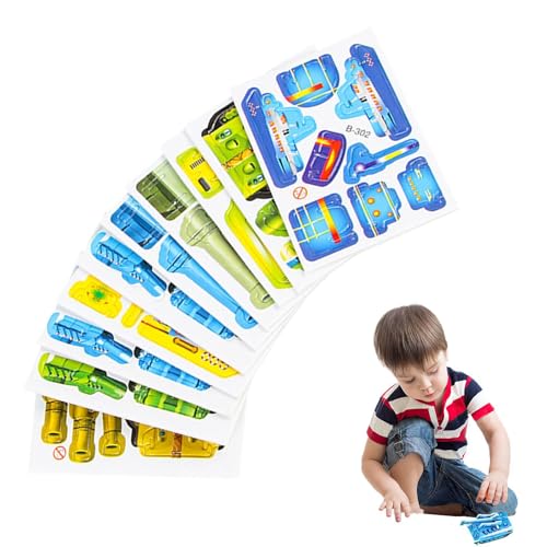 Youngwier 3D-Puzzles für Kinder, 3D-Puzzle - DIY Papierflieger-Bausatz 3D-Puzzle Tier - Cartoon-Kinderpuzzles, pädagogische Kinderpuzzles für Lernspiele, Familienaktivitäten, Kinder von Youngwier