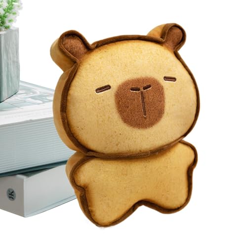 Youngwier Capybara Plüschpuppe, gefüllte Capybara Plüsch, Süße Puppenkissen Toast Capybara Plüschspielzeug, Soft Doll Home, einfallsreiches Spiel Plüschzimmer, Stoffspielzeug für Kinder und von Youngwier