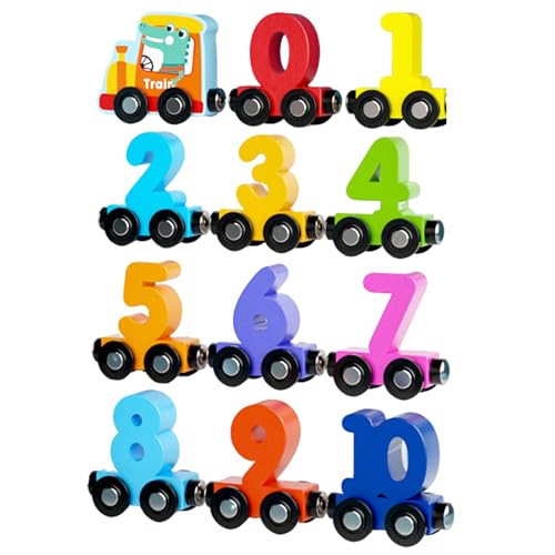 Youngwier Holz Zug Set,Magnetisches Vorschulspielzeug - Zahlen Farben Lernspiel für Kinder 1-3 Jahre Mädchen Kindergarten Zuhause Reisen Youngwier Holz Zug Set,Magnetisches Vorschulspielzeug - Zahlen Farben Lernspiel für Kinder 1-3 Jahre Mädchen Kindergarten Zuhause Reisen von Youngwier