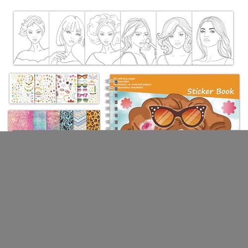 Youngwier Kleidungsstickerbuch | Kreatives Sticker Anzieh Aktivitätsbuch Für Kinder - Lernspiele Interaktiv Für Spielzeit Kinder Vorschule Familie Mädchen Jugendliche Reise Geburtstag Zuhause Auto Youngwier Kleidungsstickerbuch | Kreatives Sticker Anzieh Aktivitätsbuch Für Kinder - Lernspiele Interaktiv Für Spielzeit Kinder Vorschule Familie Mädchen Jugendliche Reise Geburtstag Zuhause Auto von Youngwier