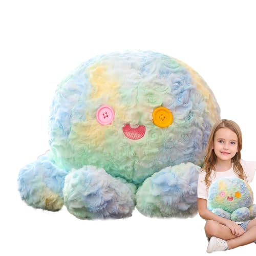 Youngwier Oktopus-Plüschpuppe, ausgestopfter Oktopus,13,7 Zoll Meerestierpuppe | Oktopus-Spielzeug, niedliche Plüschtiere, Dekoration für Bett, Sofa, Wohnzimmer, Schlafzimmer, Auto von Youngwier