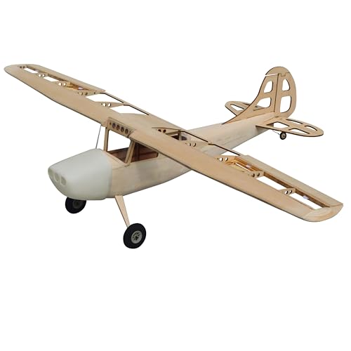 Cessna L-19 Bird Dog Modellflugzeug Kit, Maßstab 1:15, 749 mm Spannweite, Lasercut Holz Bauteile, Clark-Y Profil, 500 mm Rumpflänge, 180 g RTF, RC Hobby Holzbausatz, Modell Flugzeug zum selber Bauen von Your Day Mate