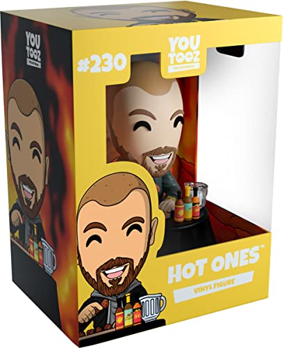 Hot Ones Vinyl-Figur, 12,7 cm Sean Evans aus First We Feast Sammlerstück, detailreiche Sammlerfigur – Youtooz x Hot Ones Collection von Youtooz