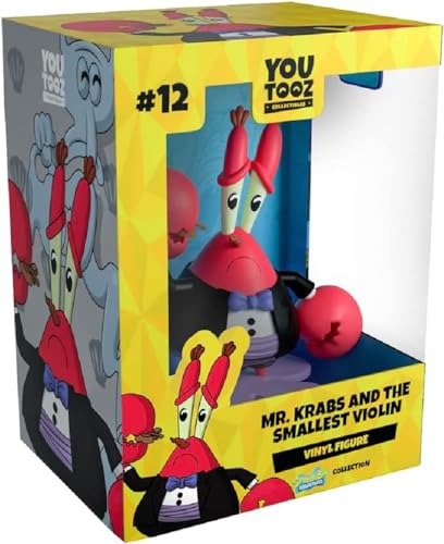 Youtooz Mr Krabs und die kleinste Violine, 11,2 cm, Vinyl-Figur, offiziell lizenziertes Mr. Krabs und die kleinste Violine, Sammlerstück aus Spongebob Schwammkopf von Spongebob Schwammkopf Collection, Youtooz Mr Krabs und die kleinste Violine, 11,2 cm, Vinyl-Figur, offiziell lizenziertes Mr. Krabs und die kleinste Violine, Sammlerstück aus Spongebob Schwammkopf von Spongebob Schwammkopf Collection, von Youtooz