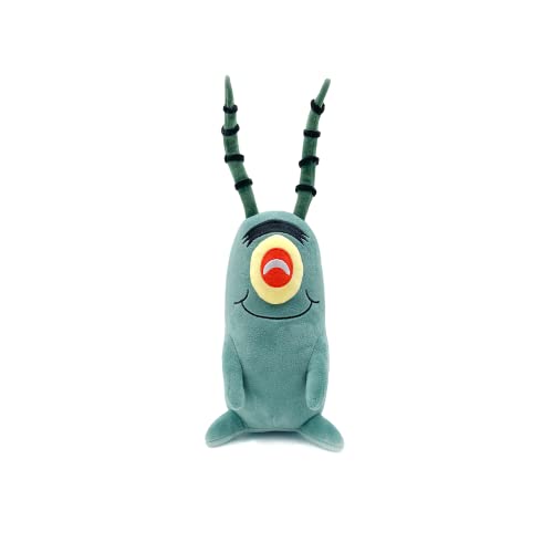 Youtooz Plankton sitzender Plüsch, 22,9 cm, offizielles Lizenzprodukt von Plankton, gefüllter Plüsch, Plankton The Chum Eimer von Spongebob Squarepants von Youtooz Plush Collection von Youtooz