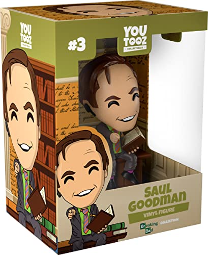 Youtooz Saul Goodman Vinyl Figur, 11,4 cm Breaking Bad Youtooz Action Figur, Saul Goodman in His Office aus Serie Breaking Bad von Youtooz