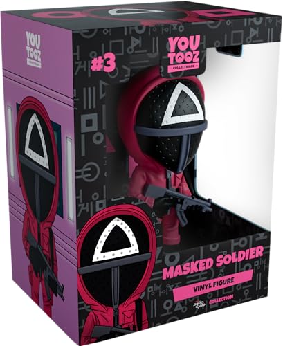 Youtooz Squid Game Masked Soldier 11.4 cm Masked Soldier Vinyl Figure Collectible Masked Soldier from Squid Game by Squid Game Collection von Youtooz