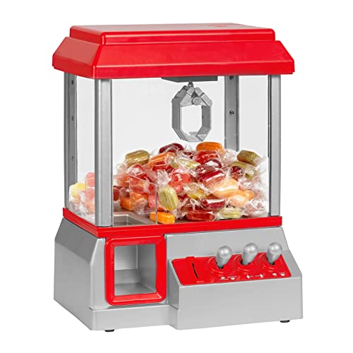 Youyijia Automated Candy Grabber Machine Spielzeug - Lustiger Süßigkeitenautomat mit Soundeffekten und Joysticks - Rot von Youyijia