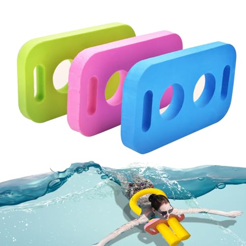 Yoyakie Große Pool -Nudeln 3 Stcs Schwimmnudelanschluss Eva Schwimmstab farbenfrohe Nudelbuilder -Stecker Praktischer Pool -Nudel -Stecker mit 2 Kreuzlöchern für Schwimmanfänger (Pink+Grün+Blau) von Yoyakie