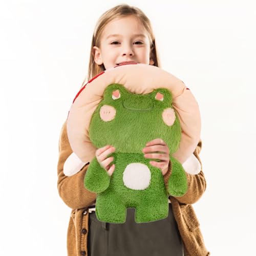 Yoyakie Plüschpuppe 42 cm Frosch Plüschspielzeug niedlicher Plüsch Frosch gefüllt Plüsch Puppe weich von Yoyakie