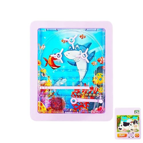 Yplkm Flipper-Tisch-Geschicklichkeitsspiel, Miniatur-Flipperautomaten, Cartoon-Tier-Designs-Puzzlespiel, Doppelseitiger, tragbarer Denksport für Kinder, und Mädchen von Yplkm