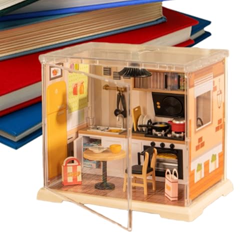 Yplkm Miniaturhaus Bausätze Für Erwachsene,Kleines Haus Baumodell Spielzeug Set | Pädagogischer Miniatur Kaffee Küchen Montage Bausatz Für Wohnzimmer Schlafzimmer & Arbeitszimmer Yplkm Miniaturhaus Bausätze Für Erwachsene,Kleines Haus Baumodell Spielzeug Set | Pädagogischer Miniatur Kaffee Küchen Montage Bausatz Für Wohnzimmer Schlafzimmer & Arbeitszimmer von Yplkm