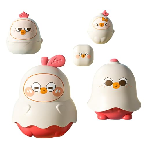 Yplkm Russische Puppen Nesting Dolls | Russische Puppen stapeln,Russische Puppen für Kleinkinder mit hohlem Design, sicher zu Spielen, Ostereier-Nistpuppen trainieren Sequenzierungsfähigkeiten von Yplkm