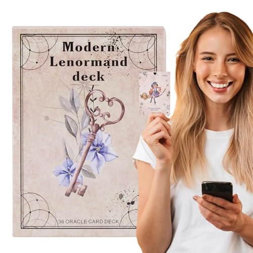 Wahrsagungs-Tarotkarten Modernes Lenormand-Orakel-Tarotkartendeck Oracle-Wahrsagungswerkzeuge Standard-Tarotdecks Schicksals-Wahrsagekarten Lenormand-Tarotkarten Tarot Für Brettspiele Treffen Von von Ysvnlmjy