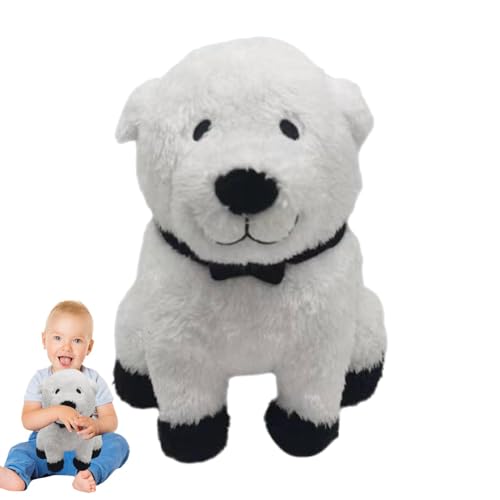 White Dog Plush Stuffed Dog Soft Anime Dog Plush Pillow Cartoon Stuffed Dog Toy Miniature Soft Dog Stuffed Doll 23cm/9.06'' High Adorable Puppy Plushie for All Age Birthday Gift Ideas von Ysvnlmjy