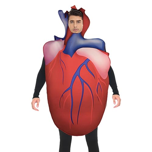 Ysvnlmjy Heart Cosplay Costume for Halloween and Dress-Up Parties, Trendy Cosplay Outfit for Fashionable Events, Ideal Costume Cloth for Celebrations and Festivities von Ysvnlmjy