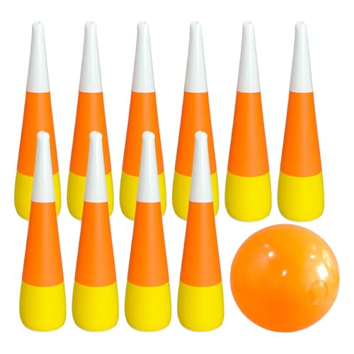 Ysvnlmjy Inflatable Bowling Pins Birthday Bowling Games Inflatable Bowling Pins Sports Outdoor Bowl Game Set Indoor Outdoor Bowl Game Set for Kids, Inflatable Lawn Bowl Game with Pins von Ysvnlmjy