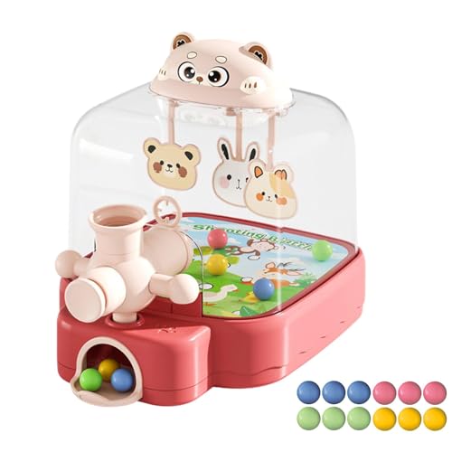 Ysvnlmjy Pinball Machine | Pinball Machine Kids | Interactive Reaction Training Toys, Cute Bear Pinball Machine, 11x16x13cm Family-Friendly Pinball Machine for Ages 3 and Up, Reaction Training von Ysvnlmjy