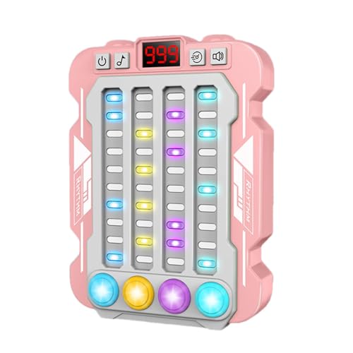 Ysvnlmjy Quick Push Button Game, Music Rhythm Game, Lighting Rhythm Game, Interactive Push Button Toy, Fun Rhythm Challenge Machine, Push Button Rhythm Game, Boys and Girls Toy von Ysvnlmjy