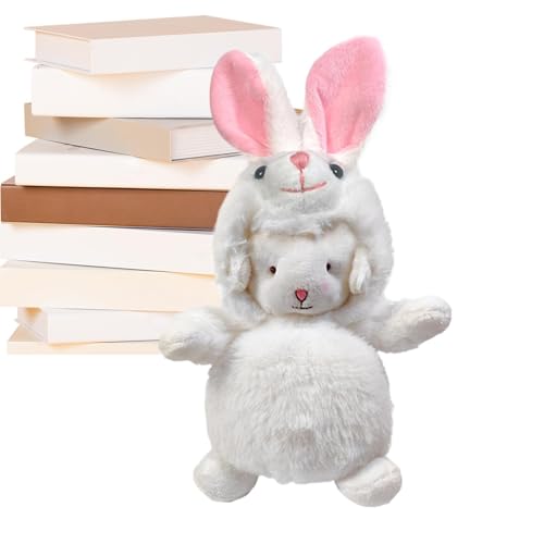 Ysvnlmjy Sheep Plush Toy, Lamb Stuffed Animal, Educational Lamb Stuffed Animal, Sleeping Comfort Lamb Doll, Lamb Plush for Baby and Toddler, 5.91x3.15x7.87 Inches Stuffed Animal Lamb for Kids Comfort von Ysvnlmjy