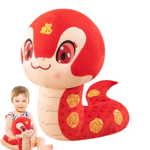 Ysvnlmjy Snake Stuffed Toy, Skin-Friendly Plush Snake Mascot Doll for Bedroom and Living Room, Ideal for Tabletop and Sofa Decoration, Cute and Comfortable Plush Toy for All Ages von Ysvnlmjy