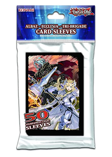 Yu-Gi-Oh! TRADING CARD GAME Albaz-Ecclesia-Tri-Brigade Kartenhüllen, Mehrfarbig von Yu-Gi-Oh! TRADING CARD GAME