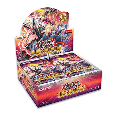 Konami Yu-Gi-Oh! Wild Survivors Booster Display (24 Booster) - Deutsche Version von Yu-Gi-Oh! TRADING CARD GAME