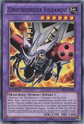 CBLZ-DE091 Zündungeheuer Vulkanone 1. Auflage von Yu-Gi-Oh!