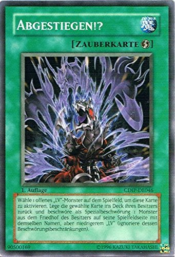 CDIP-DE046 Abgestiegen!? 1. Auflage von Yu-Gi-Oh!