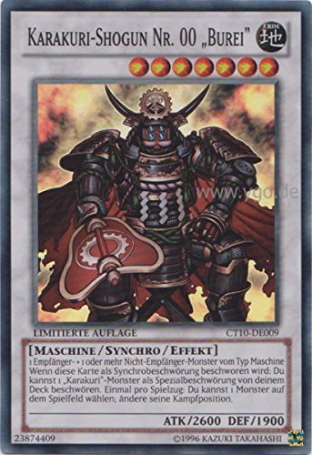 CT10-DE009 Karakuri-Shogun Nr. 00 ,,Burei' Limited Edition von Yu-Gi-Oh!