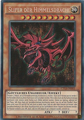 CT13-DE001 Slifer der Himmelsdrache SCR von YU-GI-OH!