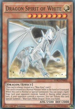 Drachengeist des Weißen - LDK2-DEK02 - Common - 1. Auflage von Yu Gi Oh