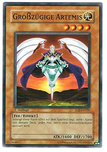 EOJ-DE020 Großzügige Artemis 1. Auflage von Yu-Gi-Oh!