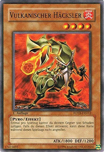 FOTB-DE012 Vulkanischer Häcksler 1. Auflage von Yu-Gi-Oh!